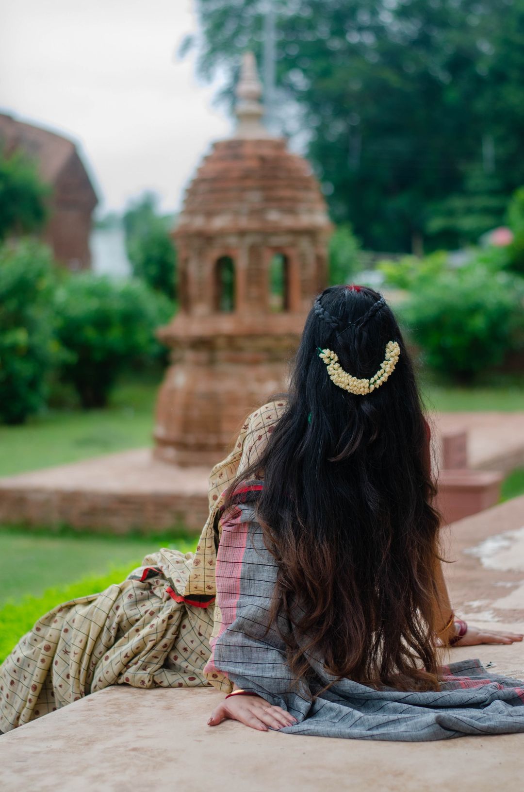 BINDIS OF INDIA 003 - HAND BLOCK PRINTED SAREE