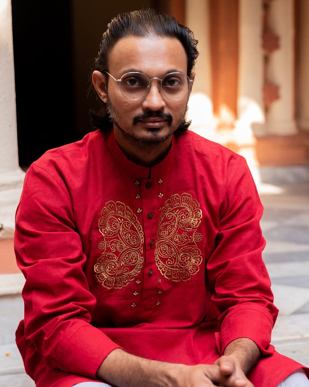 MORNI ZARI EMBROIDERED KURTA