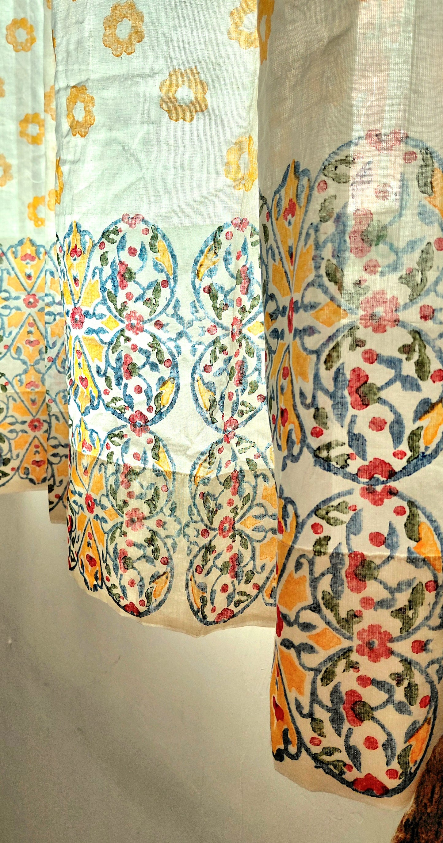 Mehfuz Printed Sheer Curtain