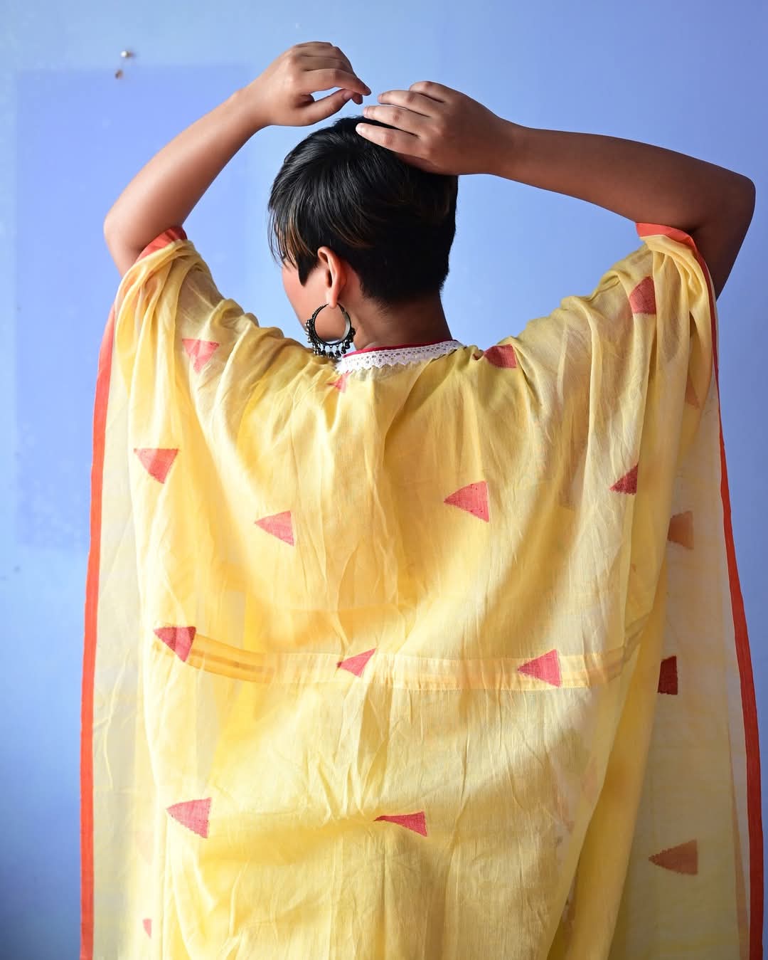 GEOMETRIC PATTERN JAMDANI KAFTAN