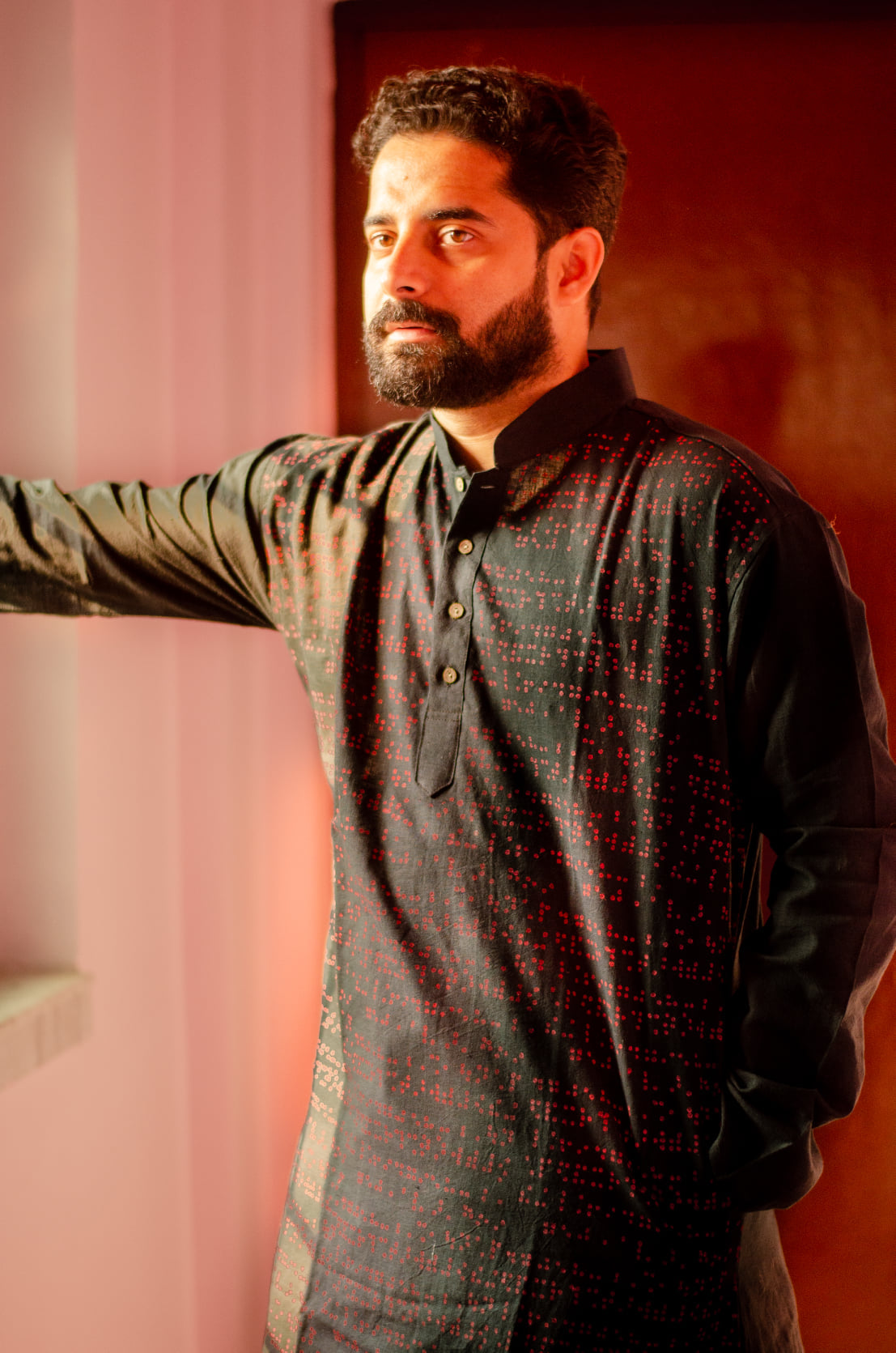 BRAILLE 001 - HANLOOM KURTA