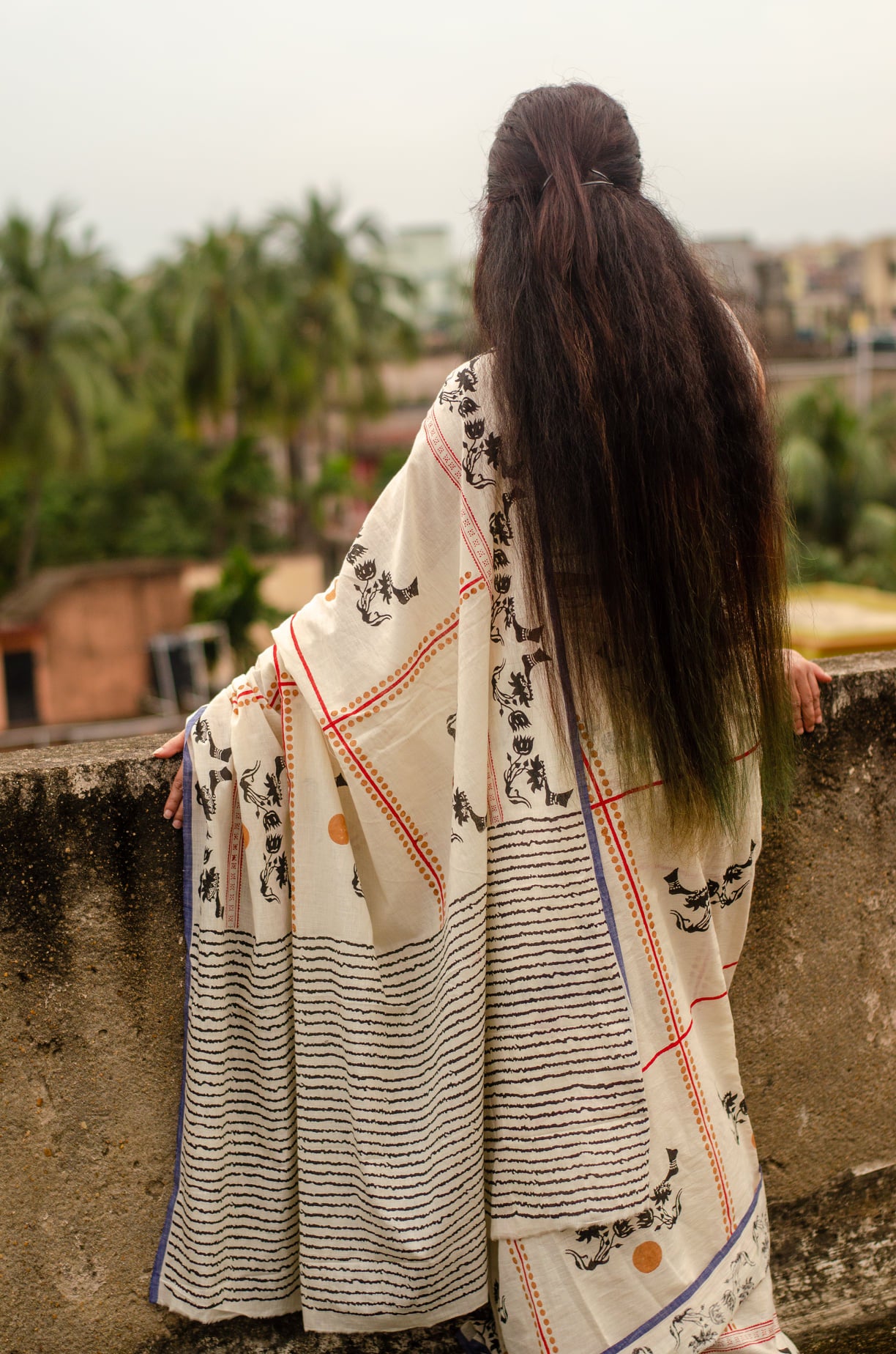 CHARAN 001 - HANDLOOM COTTON SAREE