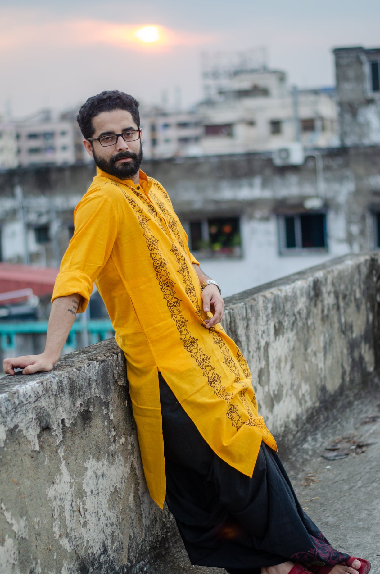 BANGALIANA 002 - HANDLOOM KURTA