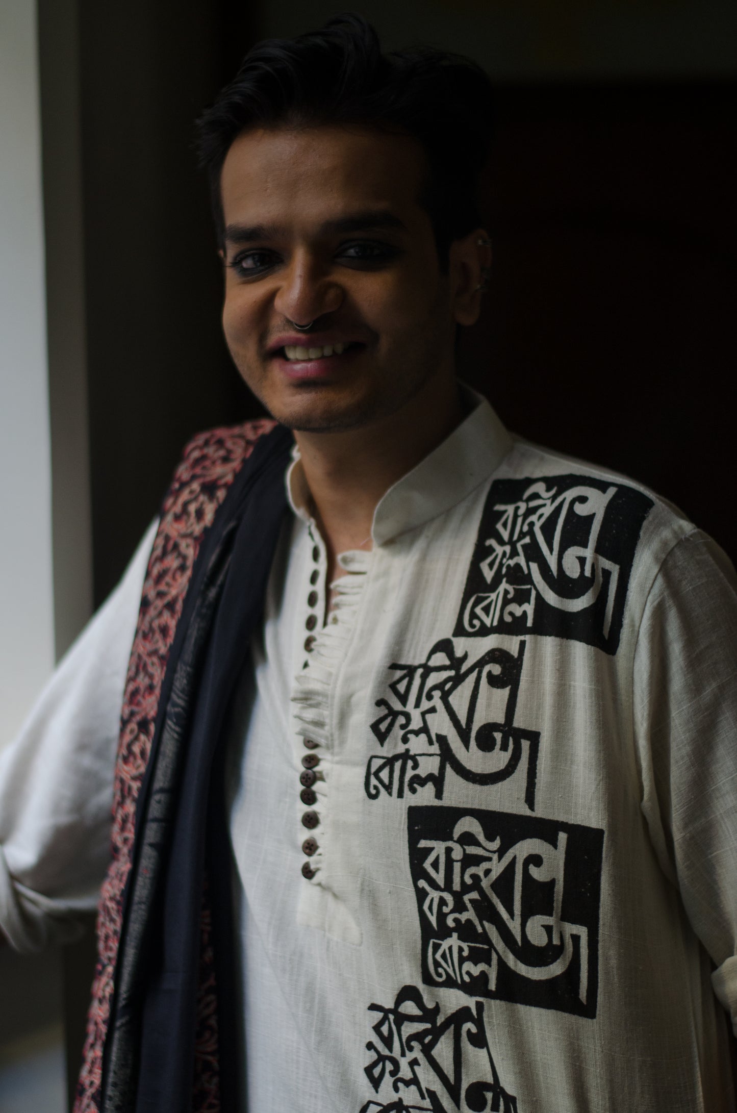 KOLKATA 001 - HANDLOOM HAND BLOCK PRINT KURTA