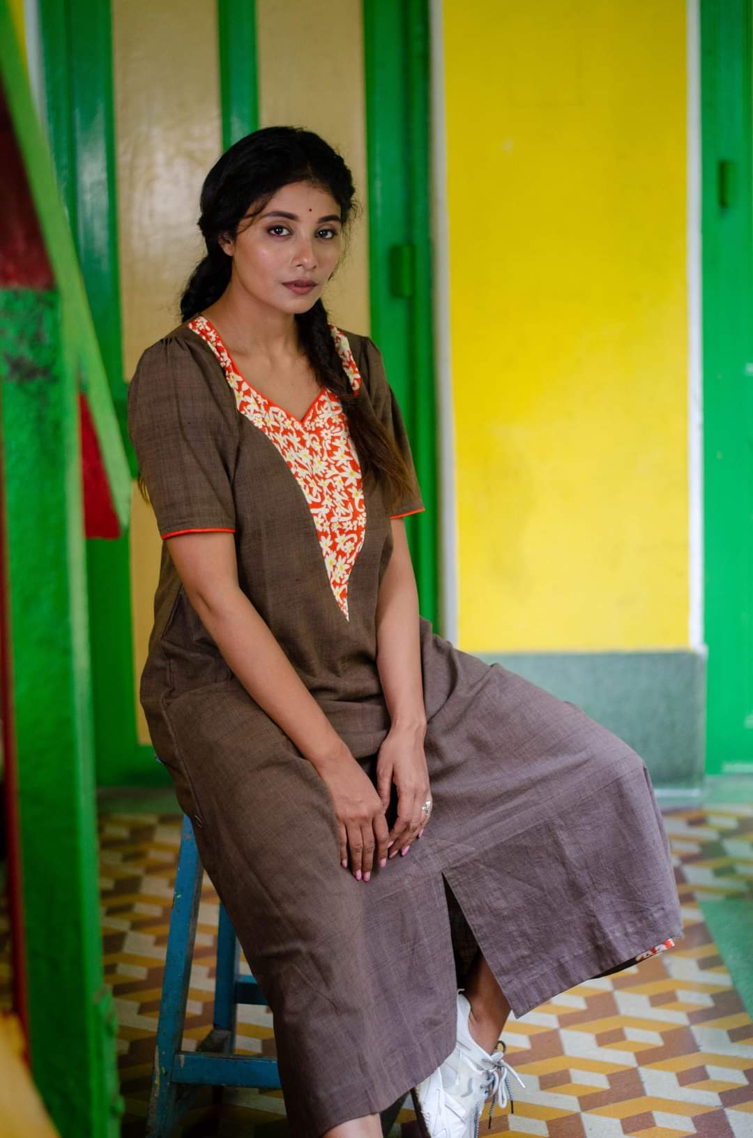 RAJANIGANDHA COTTON DRESS 002