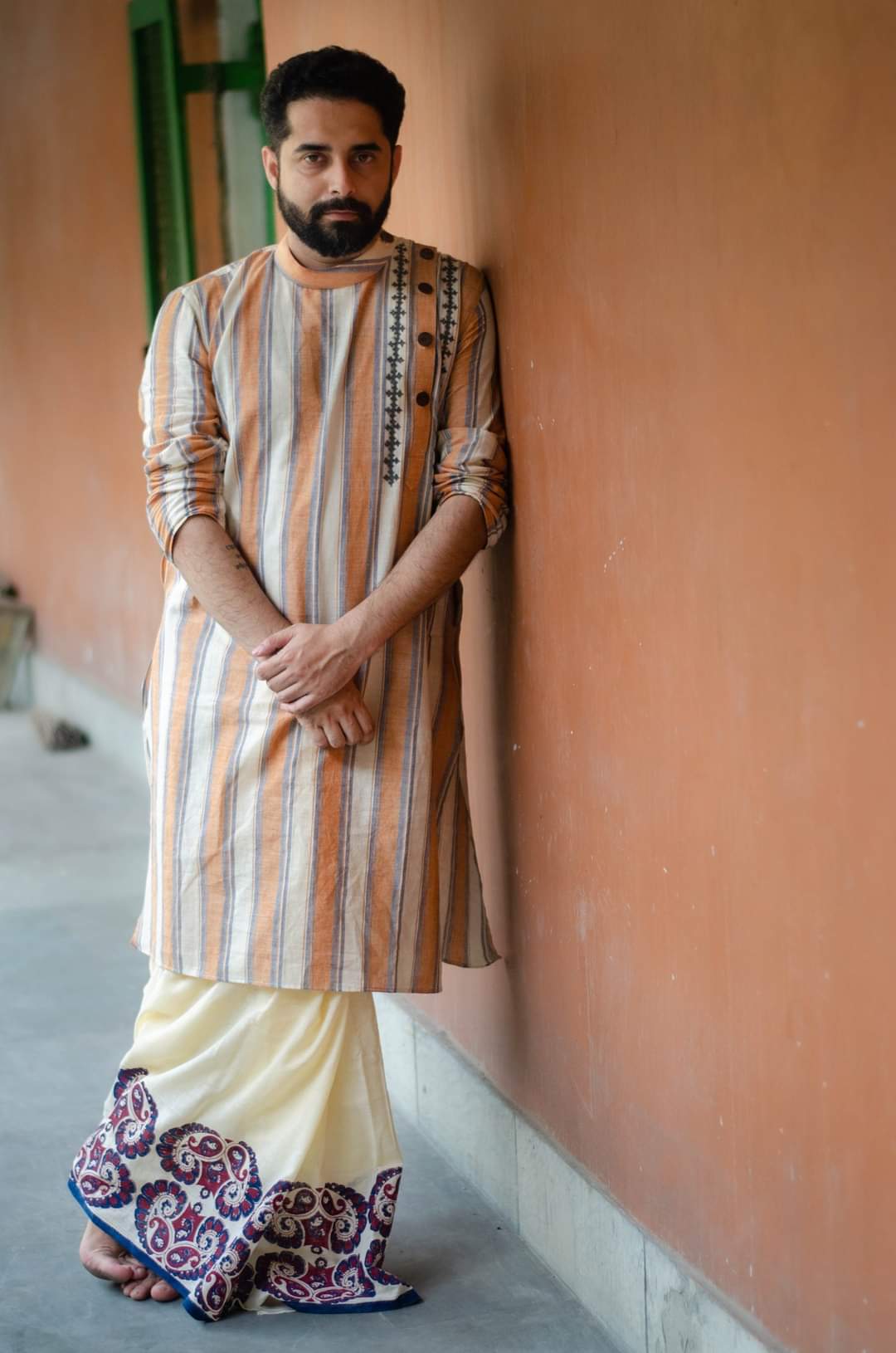 MORNI BLOCK PRINTED DHUTI
