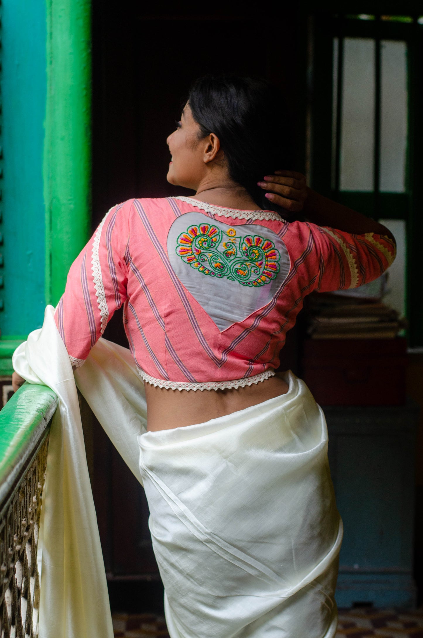 MORNI BLOUSE- Hand Embroidered