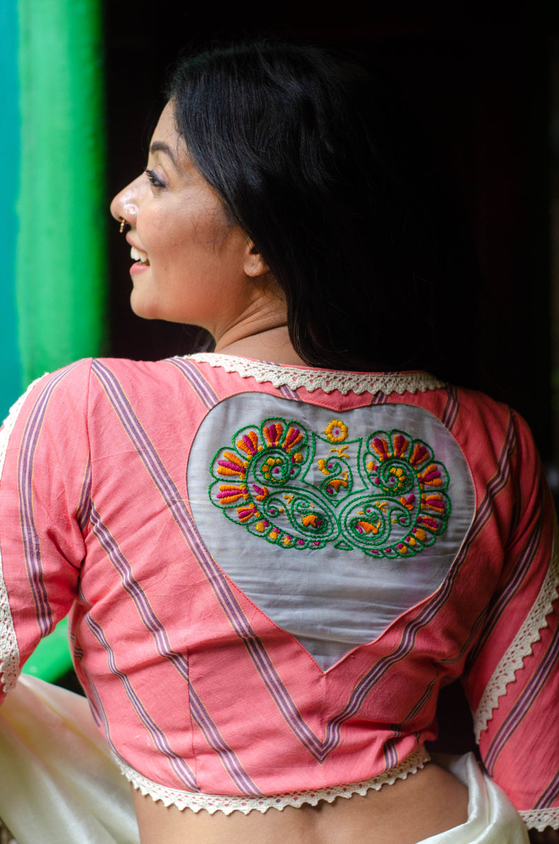MORNI BLOUSE- Hand Embroidered