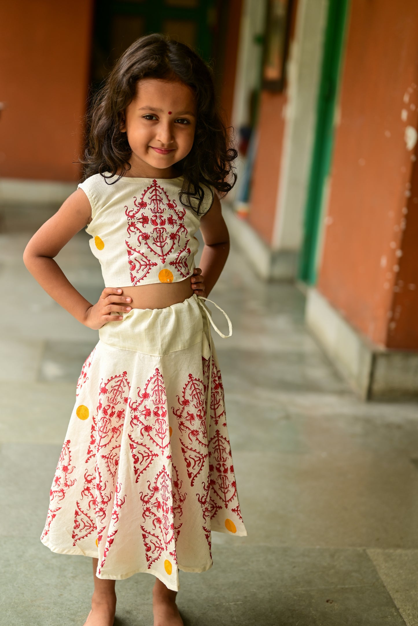 LAAL SADA SKIRT-TOP SET