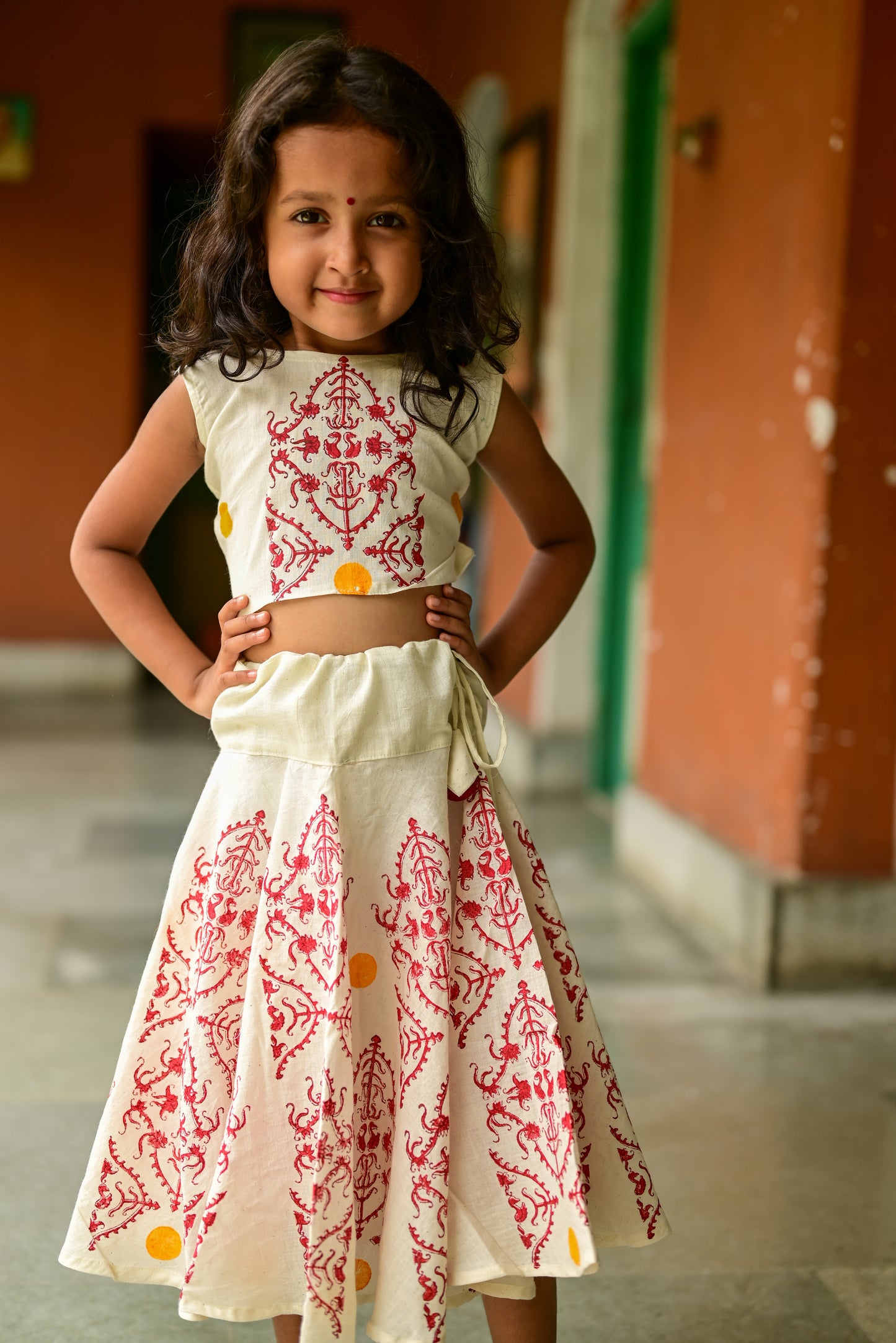 LAAL SADA SKIRT-TOP SET