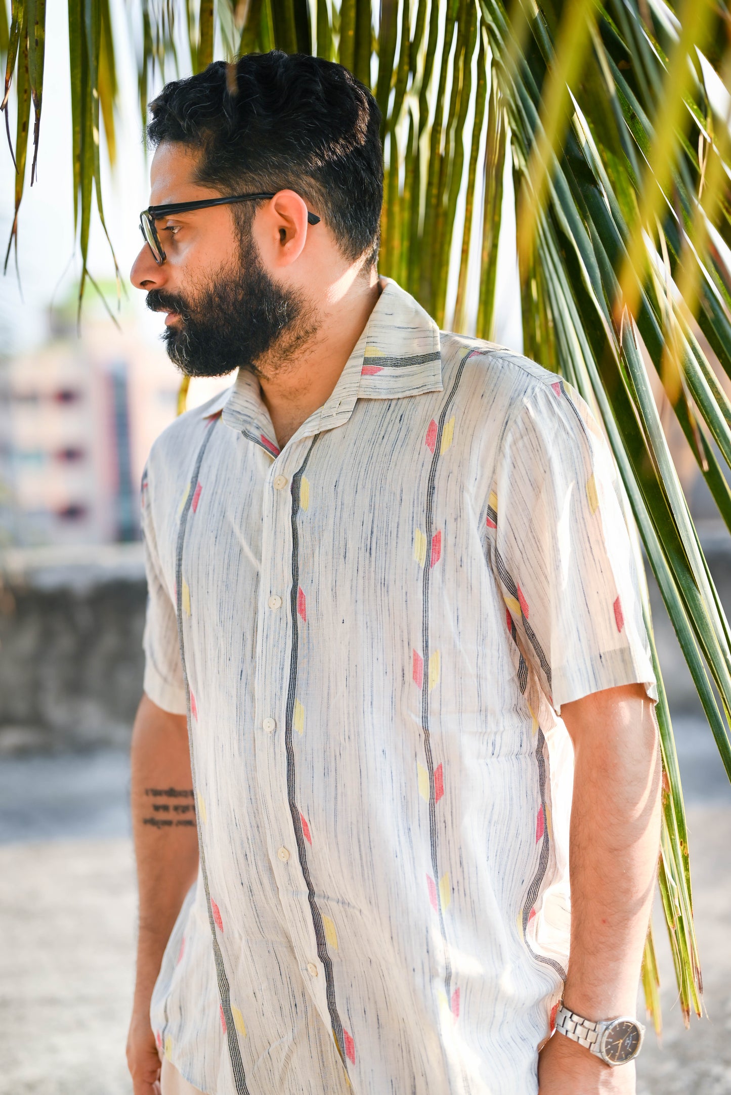 JAMDANI COTTON SHIRT