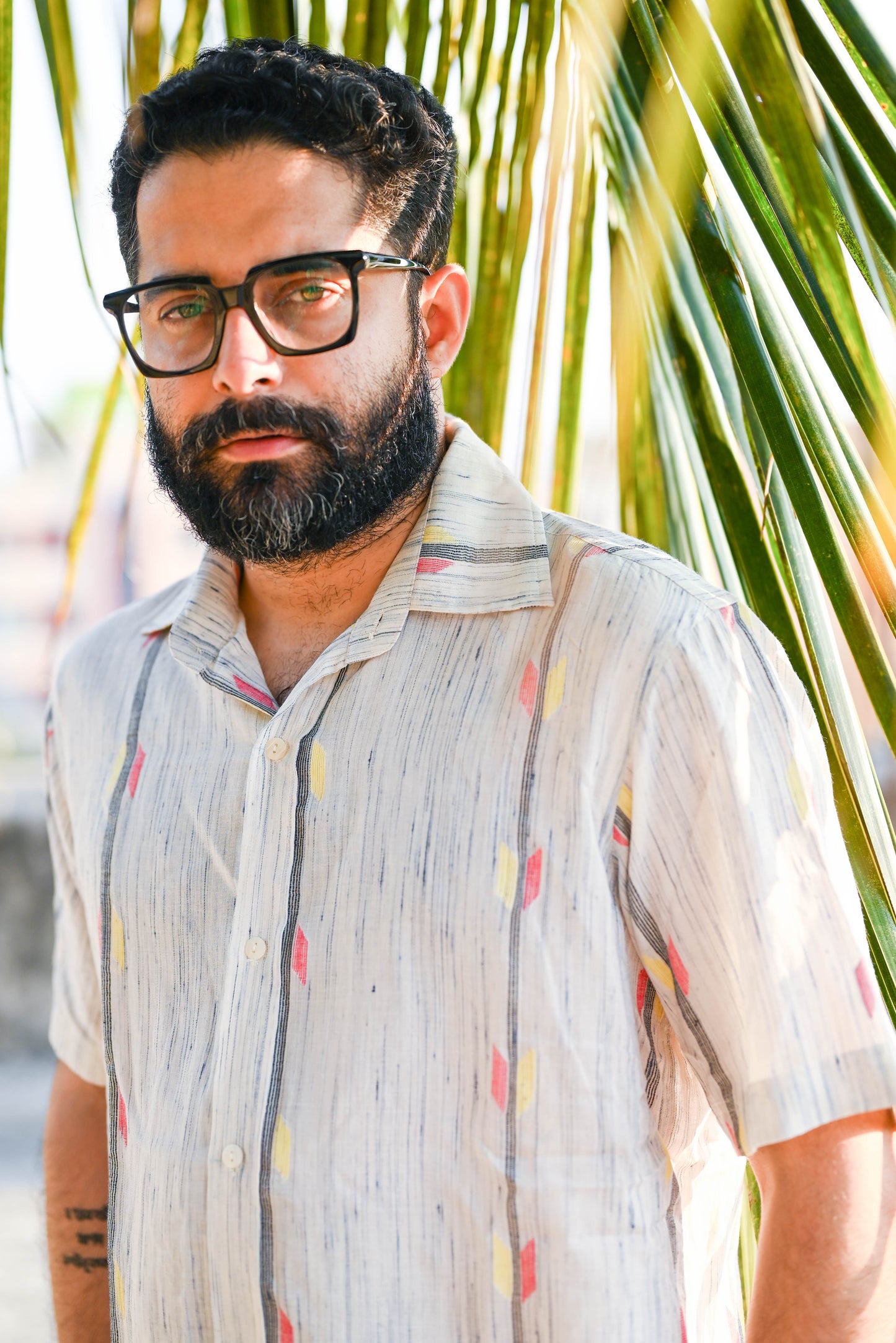 JAMDANI COTTON SHIRT