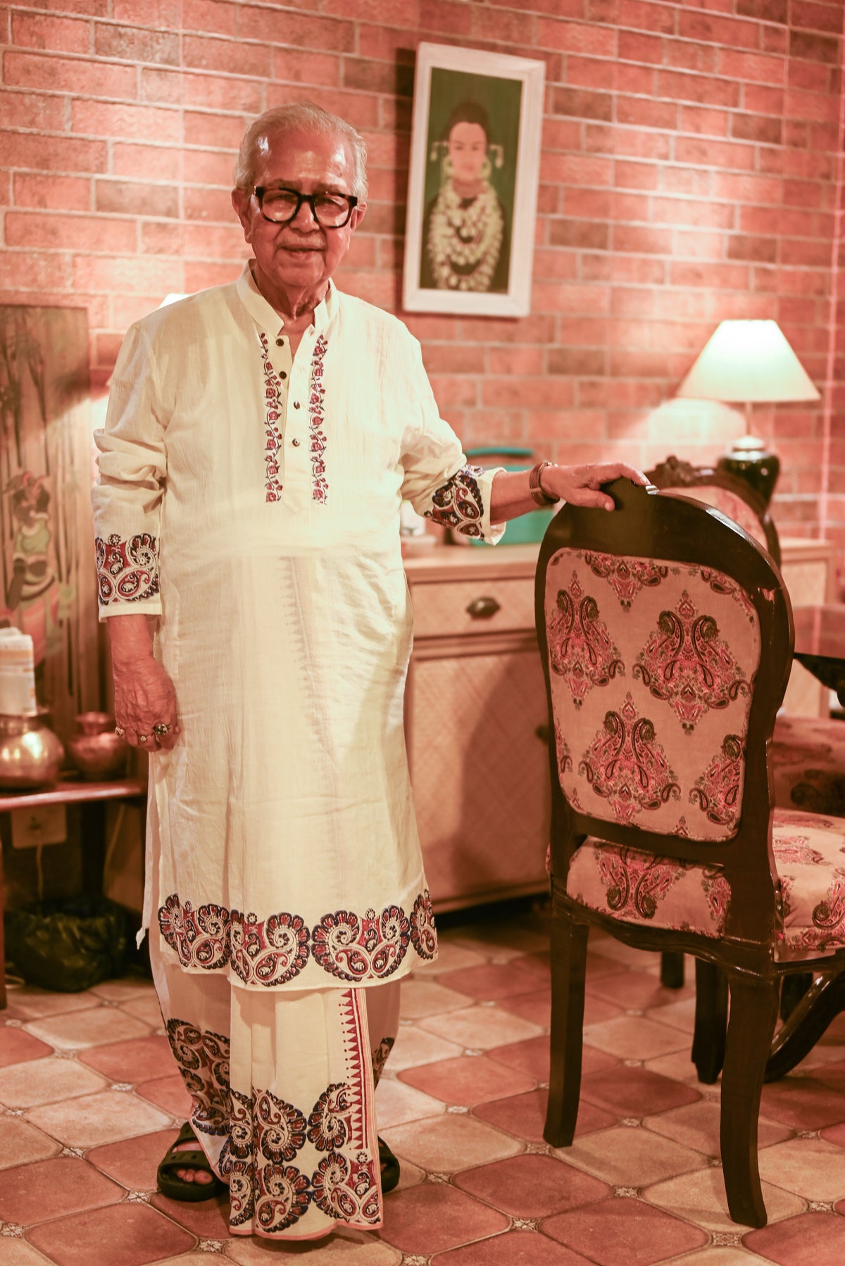 MORNI BLOCK PRINTED DHUTI