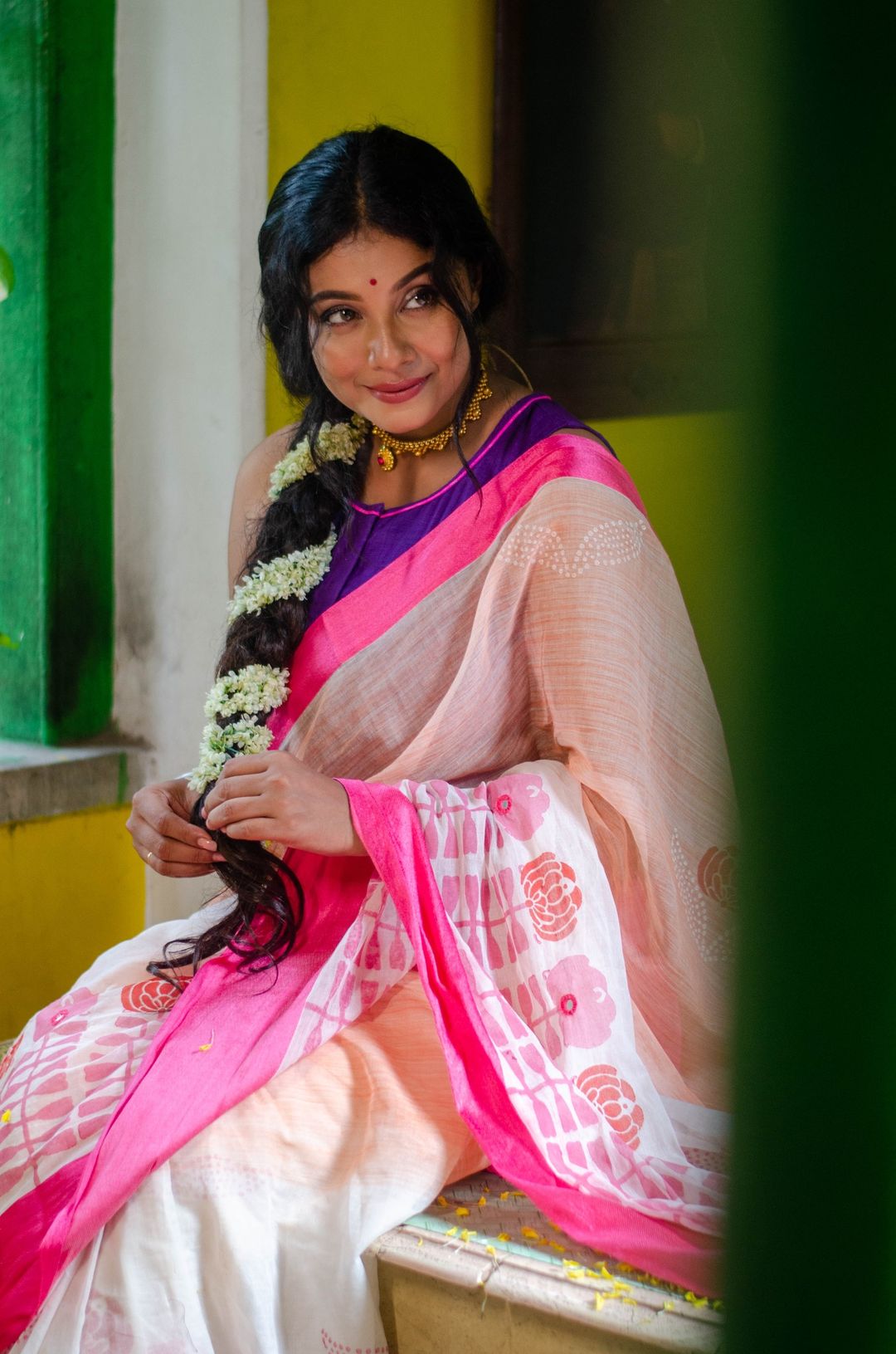 PINK BLUSH SAREE