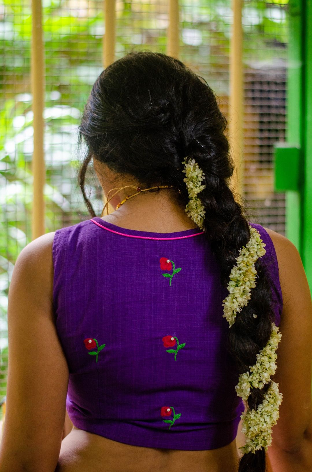 PURPLE BLOUSE