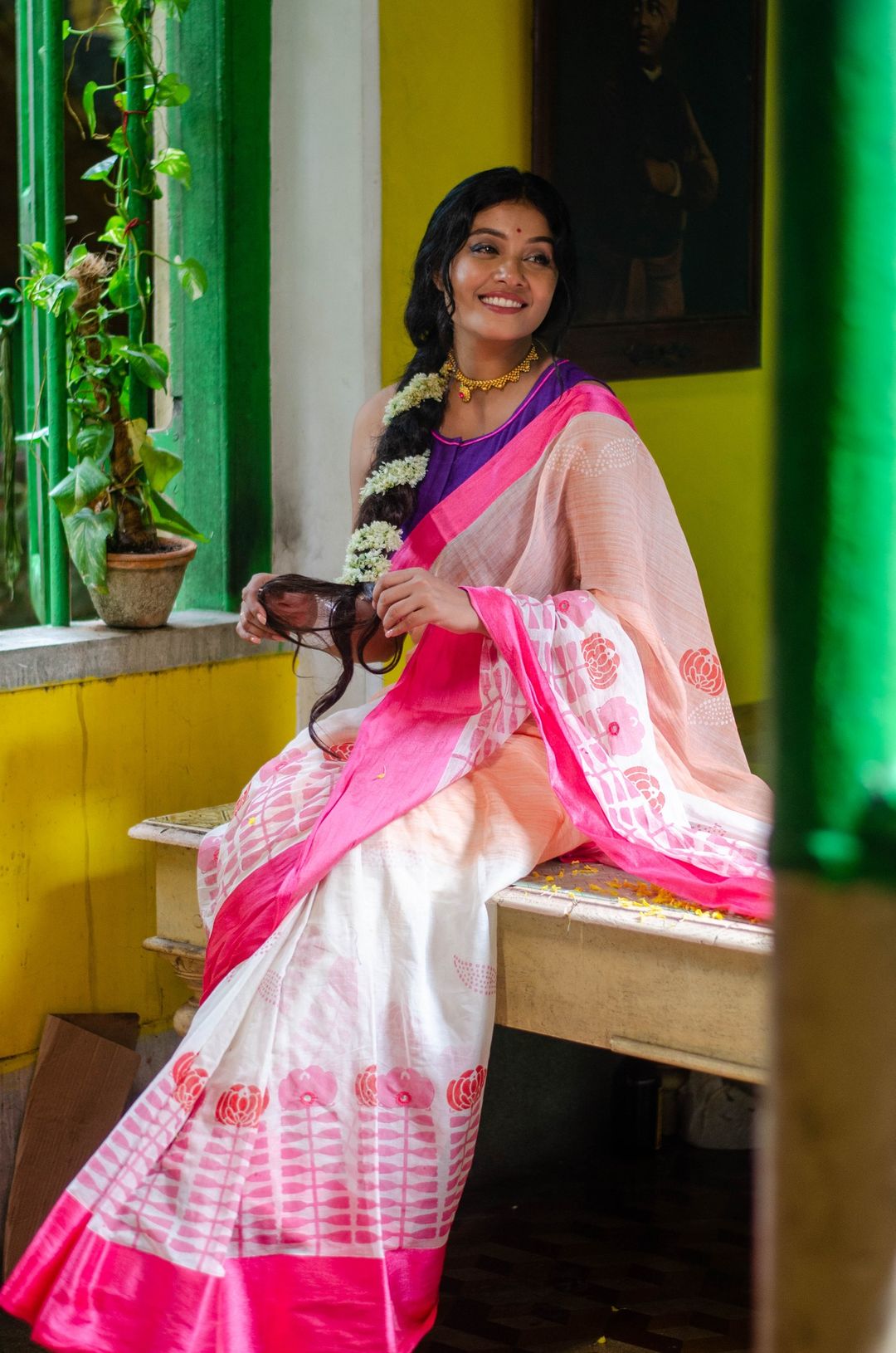 PINK BLUSH SAREE