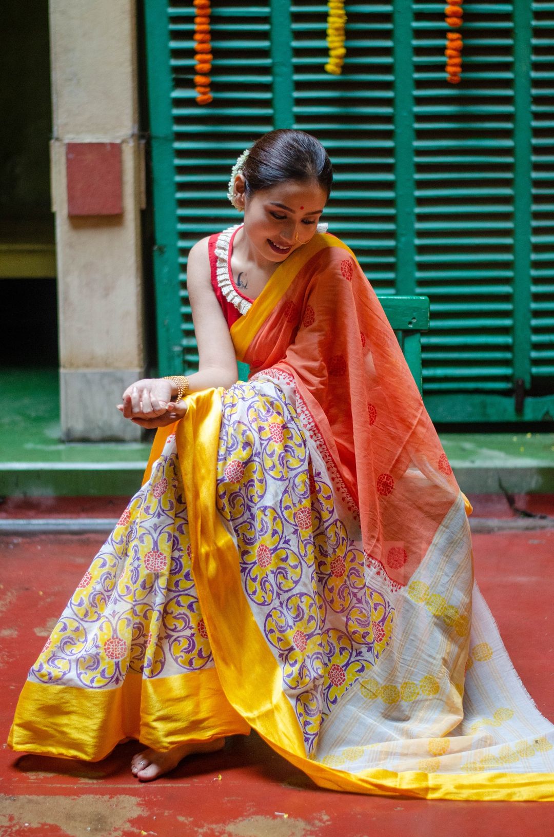 GENDA PHOOL SAREE 005