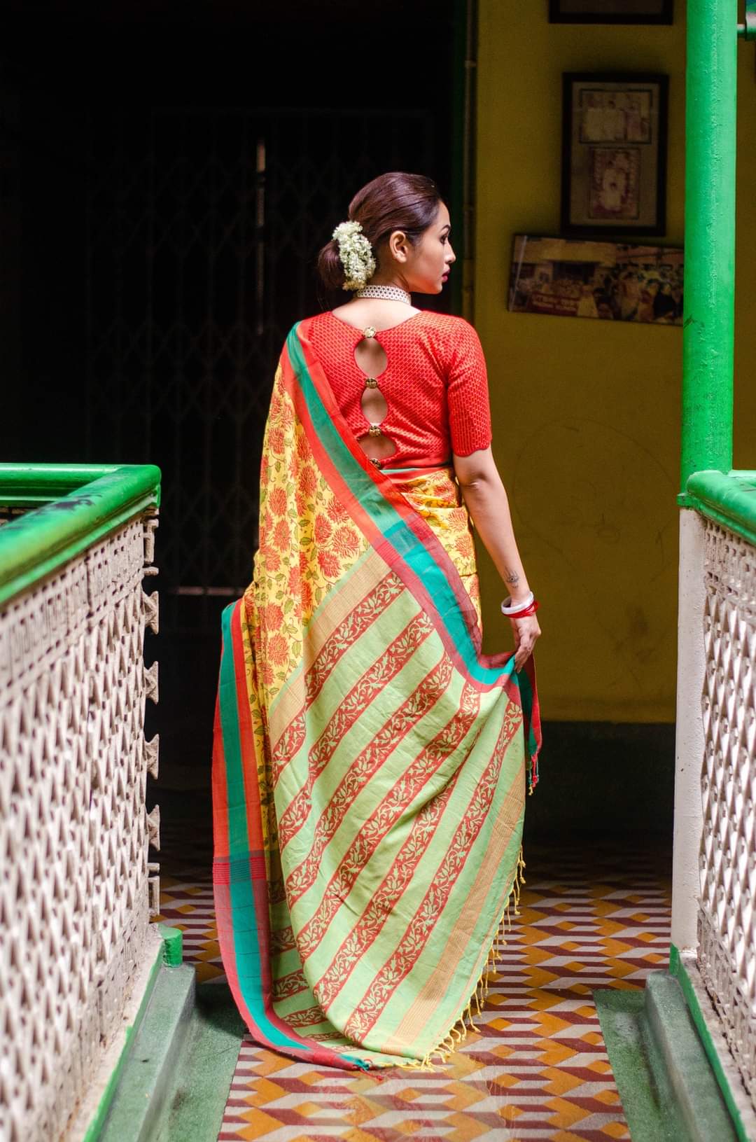 DAHLIA COTTON SAREE 003