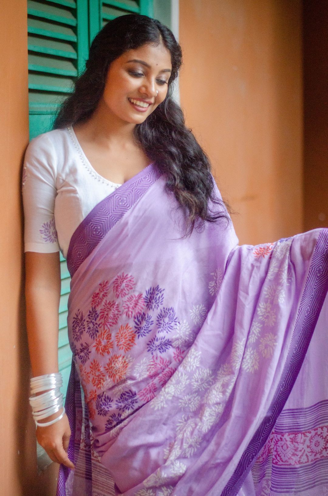 MAUVE CHANDRAMALLIKA HANDLOOM COTTON SAREE