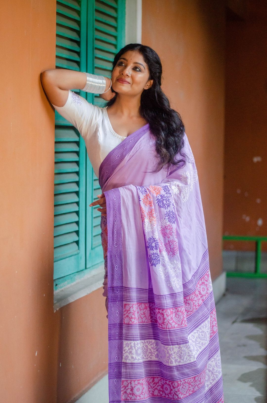 MAUVE CHANDRAMALLIKA HANDLOOM COTTON SAREE