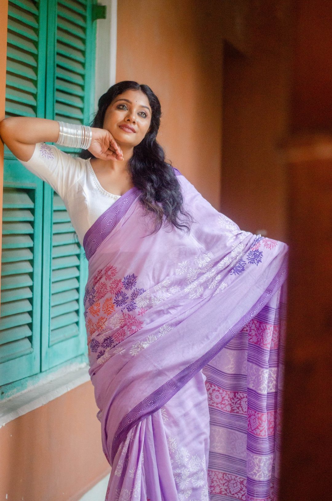 MAUVE CHANDRAMALLIKA HANDLOOM COTTON SAREE