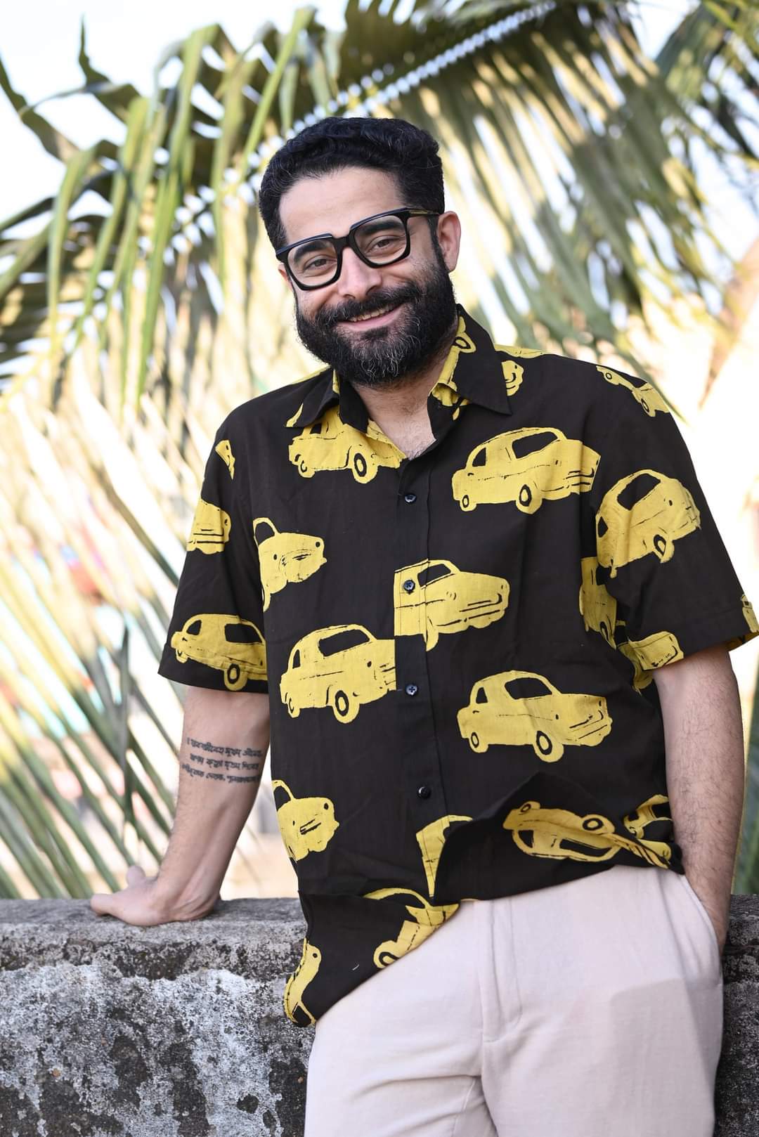 TAXI COTTON PRINTED SHIRT