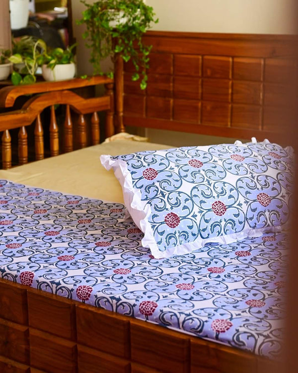 Genda Phool Printed Bedsheet Set