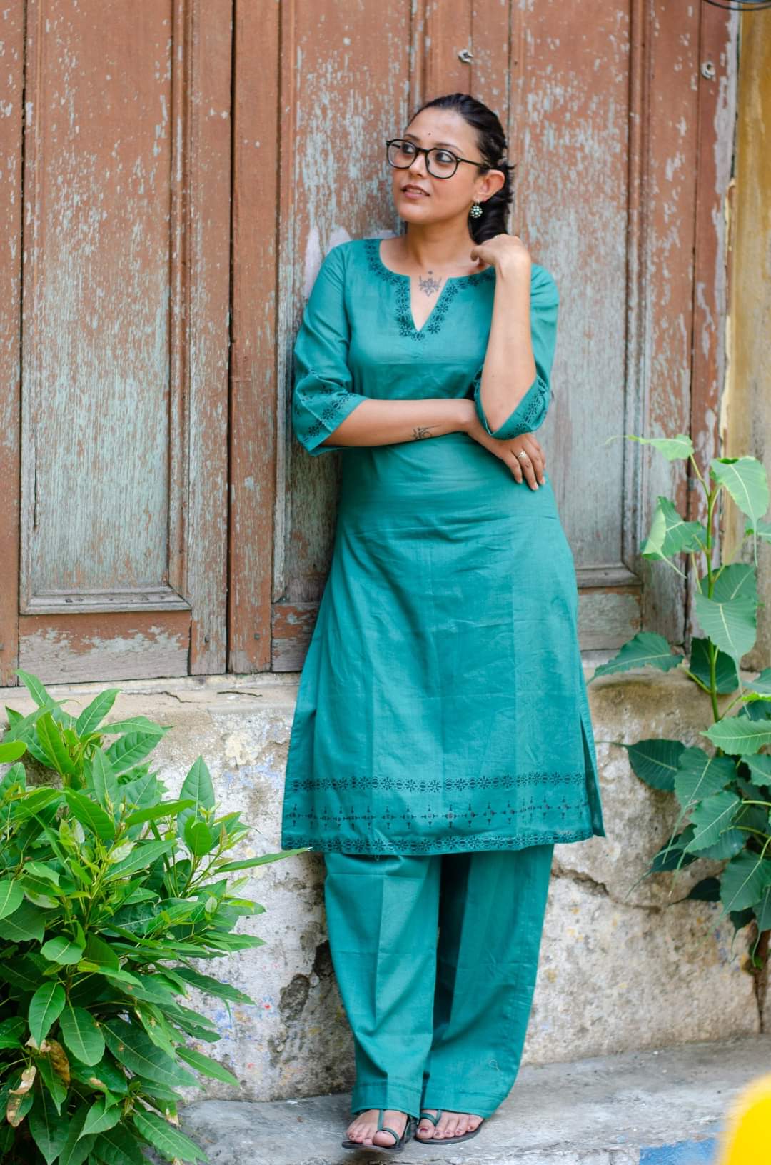 Paata Green Kurta Set