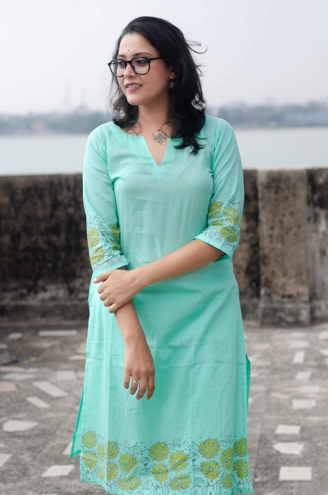 Sea Green Kurta Set