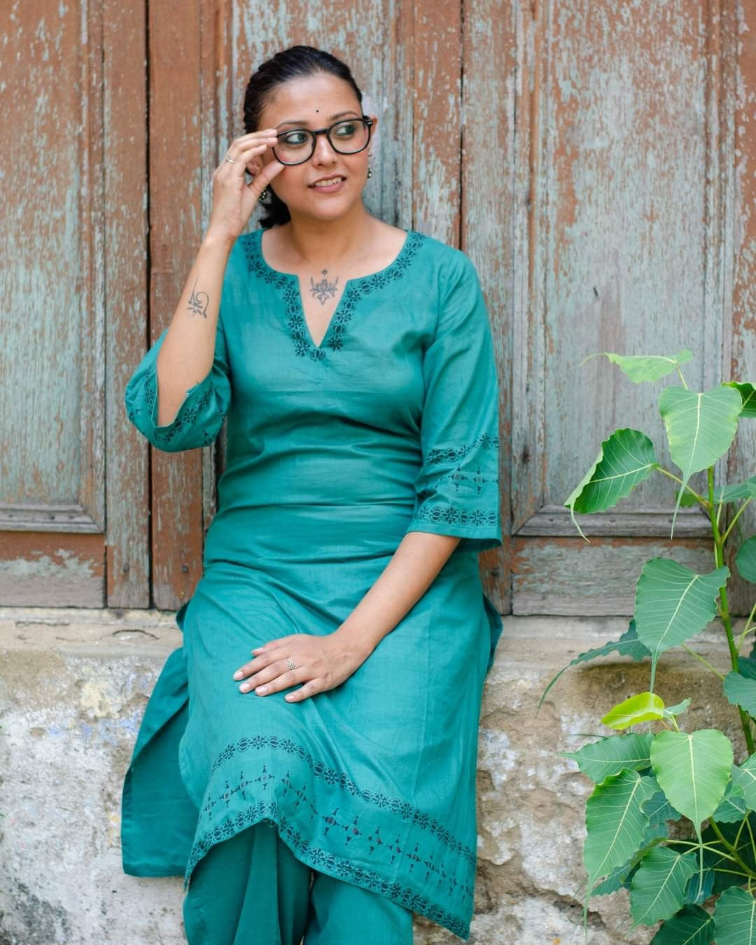 Paata Green Kurta Set