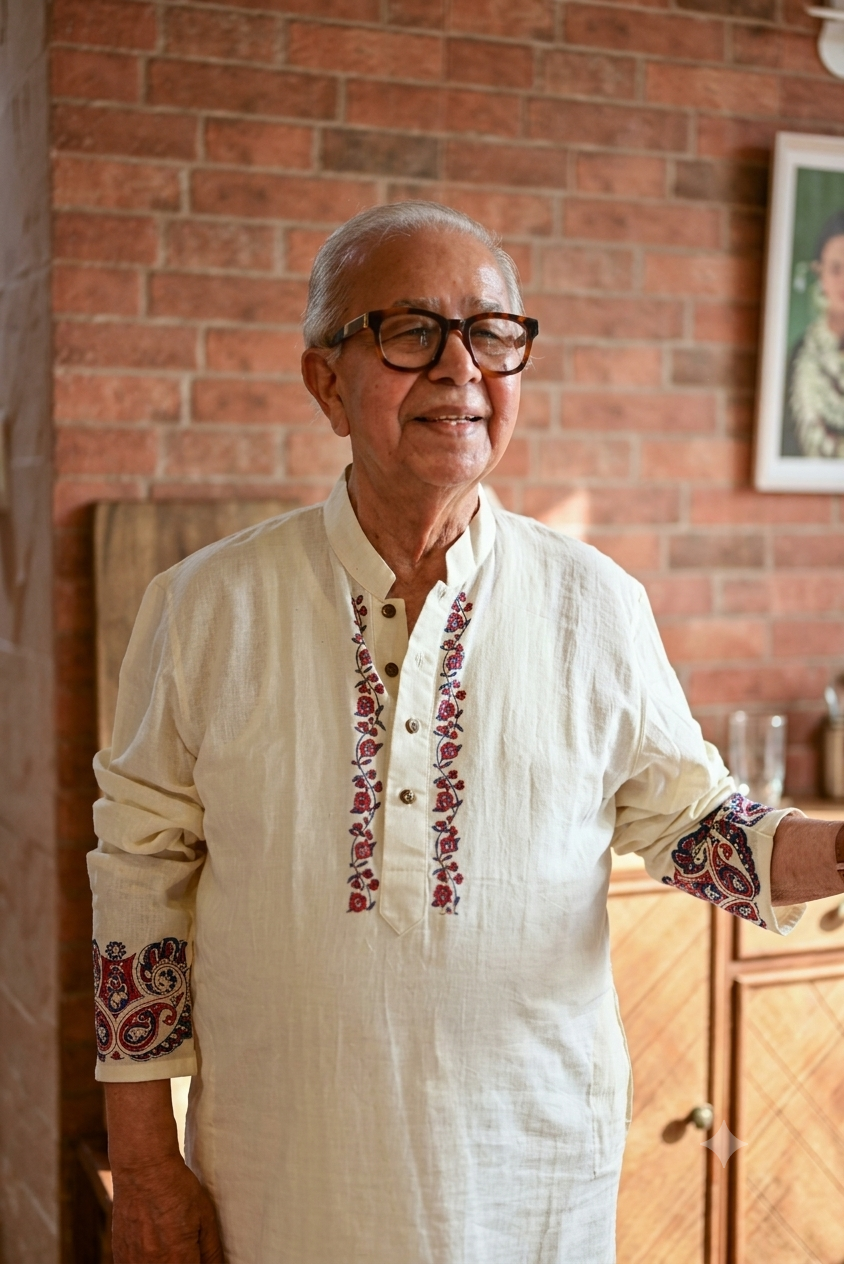 MORNI BLOCK PRINTED COTTON KURTA
