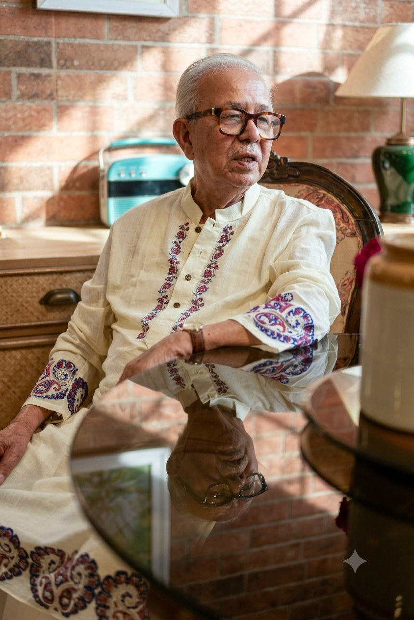 MORNI BLOCK PRINTED COTTON KURTA