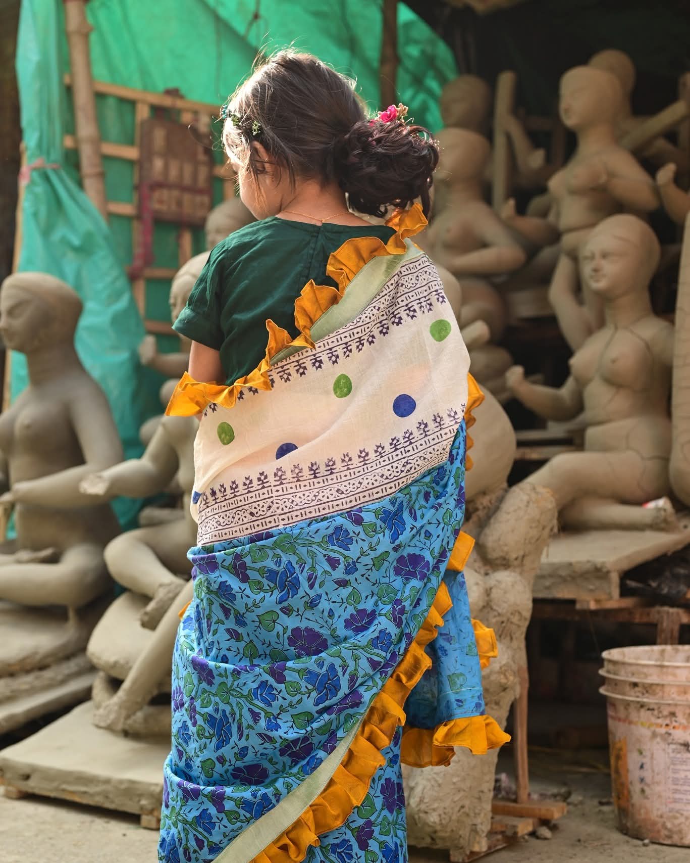 MORNING GLORY KIDS SAREE