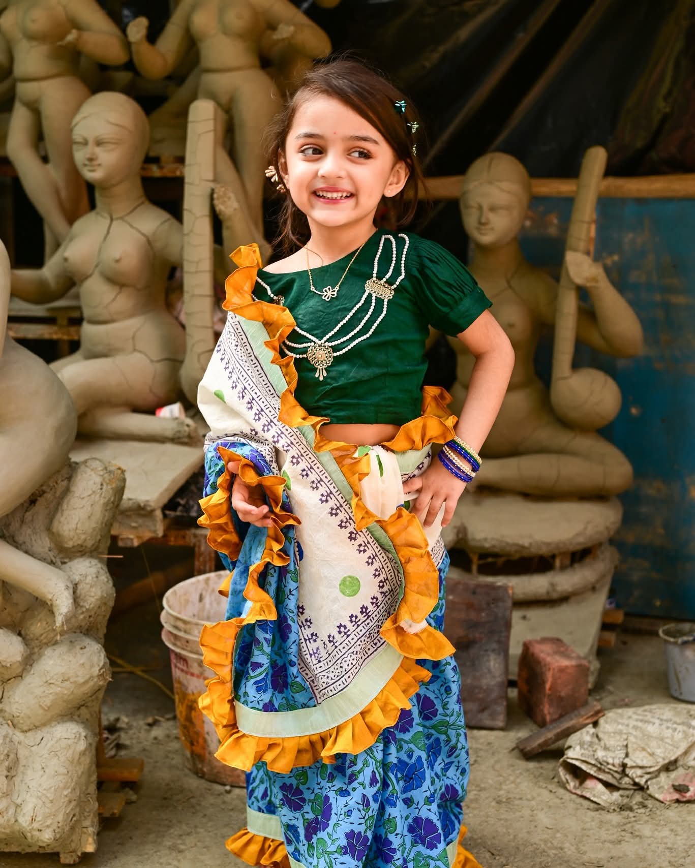 MORNING GLORY KIDS SAREE
