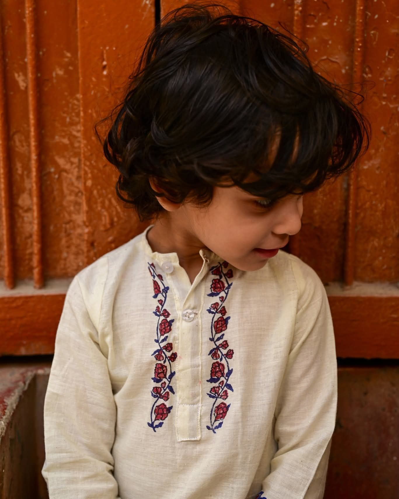 MORNI KIDS KURTA-DHUTI SET