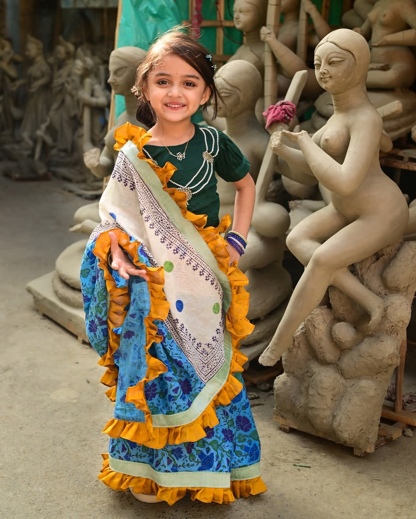 MORNING GLORY KIDS SAREE