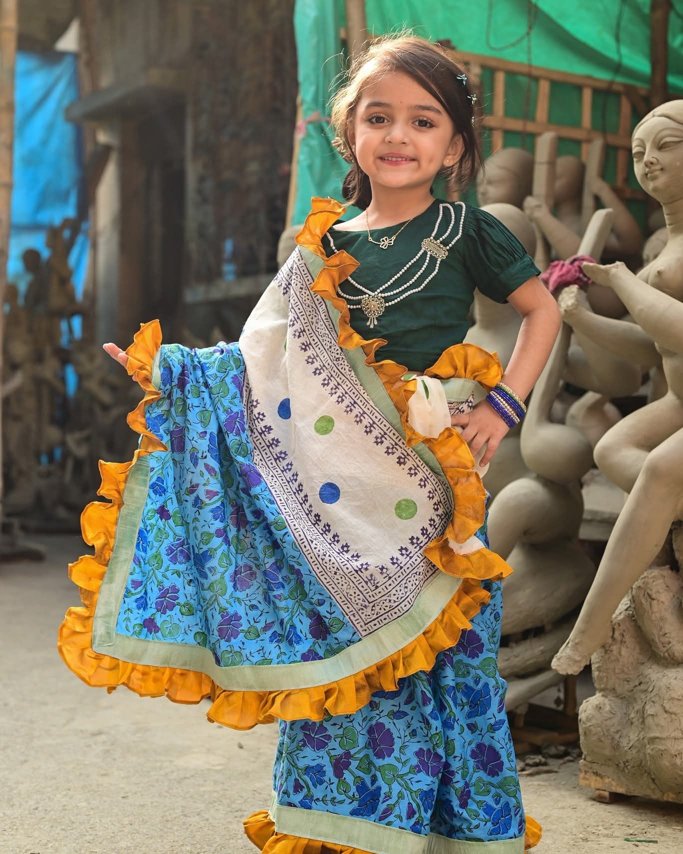 MORNING GLORY KIDS SAREE