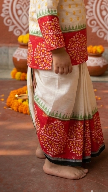 AMRAPALI KIDS KURTA-DHUTI SET