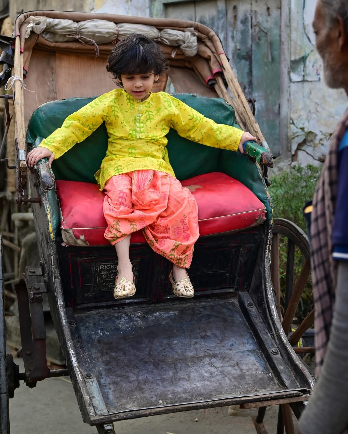 Village Printed KIDS KURTA-DHUTI SET