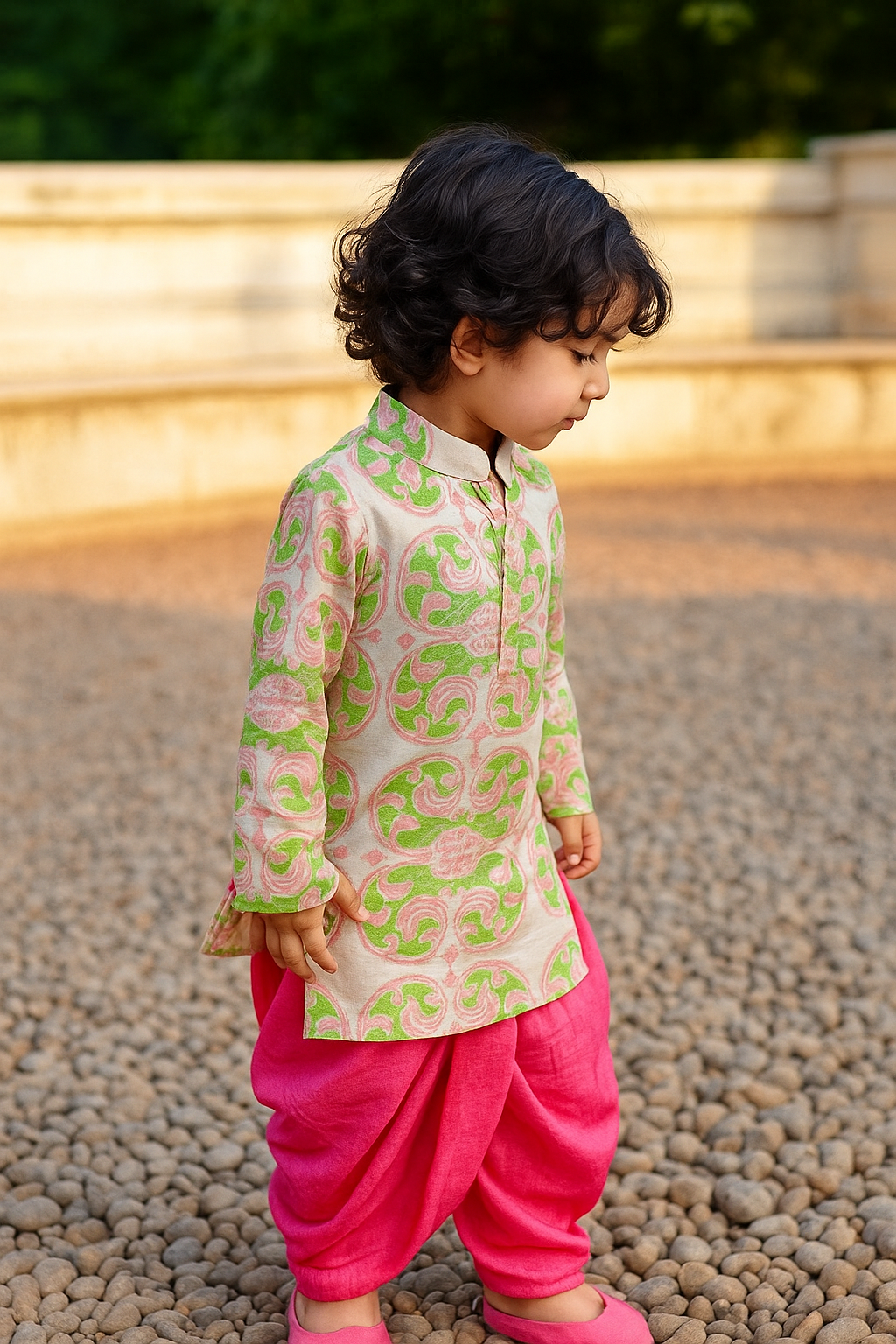 Genda Phool Kids Kurta- Pajama set