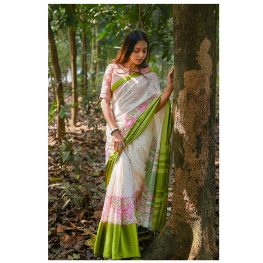 JHIRI PHOOL COTTON SAREE