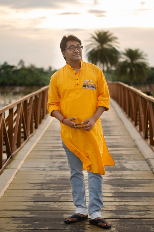 KANCHENJUNGA HANDLOOM COTON KURTA