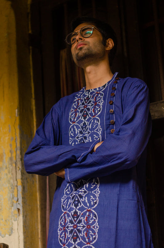 MEHFUZ HAND BLOCK PRINTED KURTA