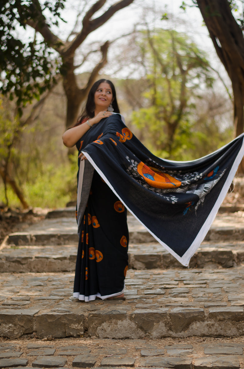 MATSYA DIGITALLY PRINTED SAREE