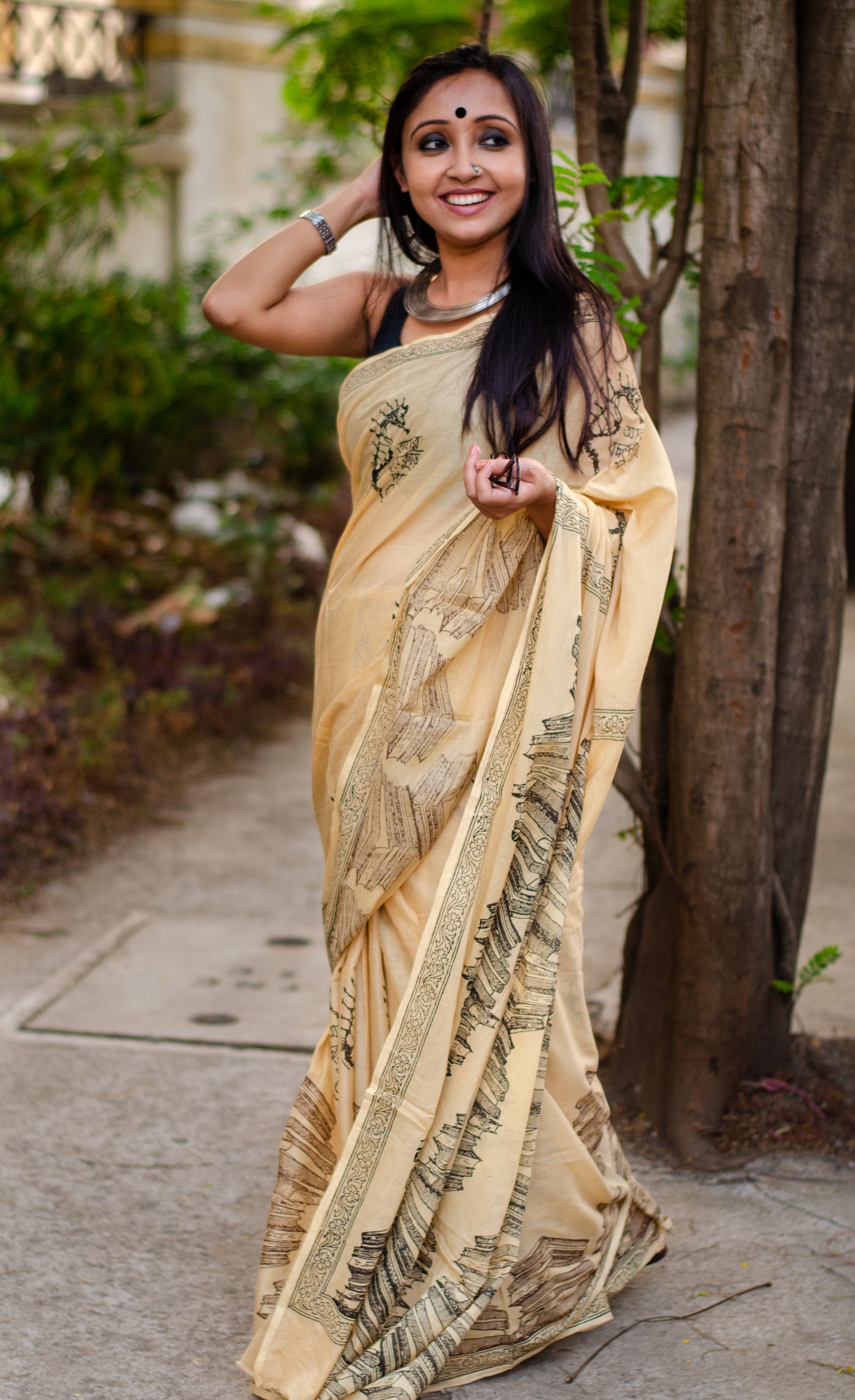 MOHIN 002-MULMUL COTTON SAREE