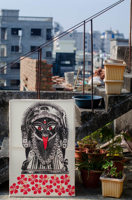 KAALI WITH JOBA/HIBISCUS WALL ART