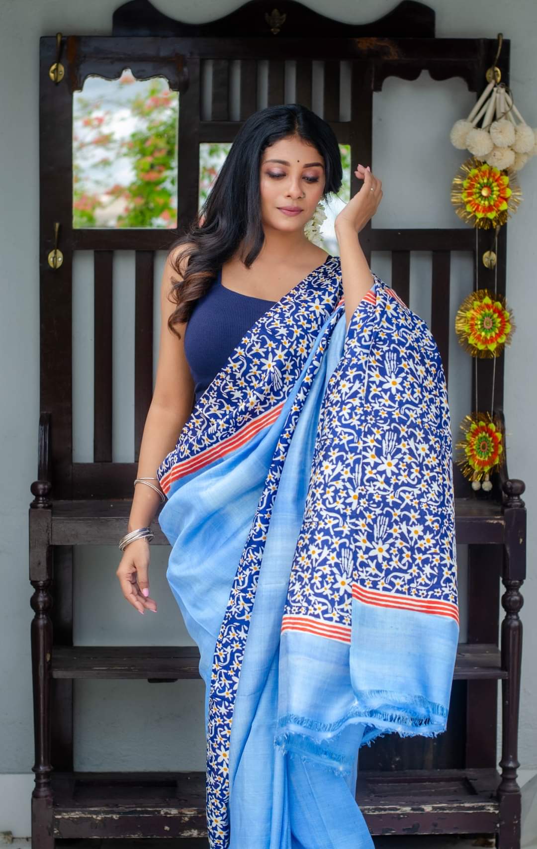 Rajanigandha Phool Silk Saree 001