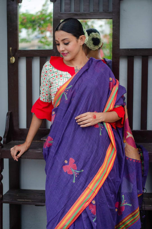 TATTVA HANDWOVEN JAMDANI SAREE 002