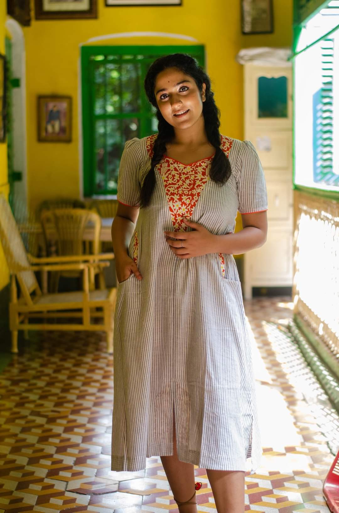 RAJANIGANDHA COTTON DRESS 001