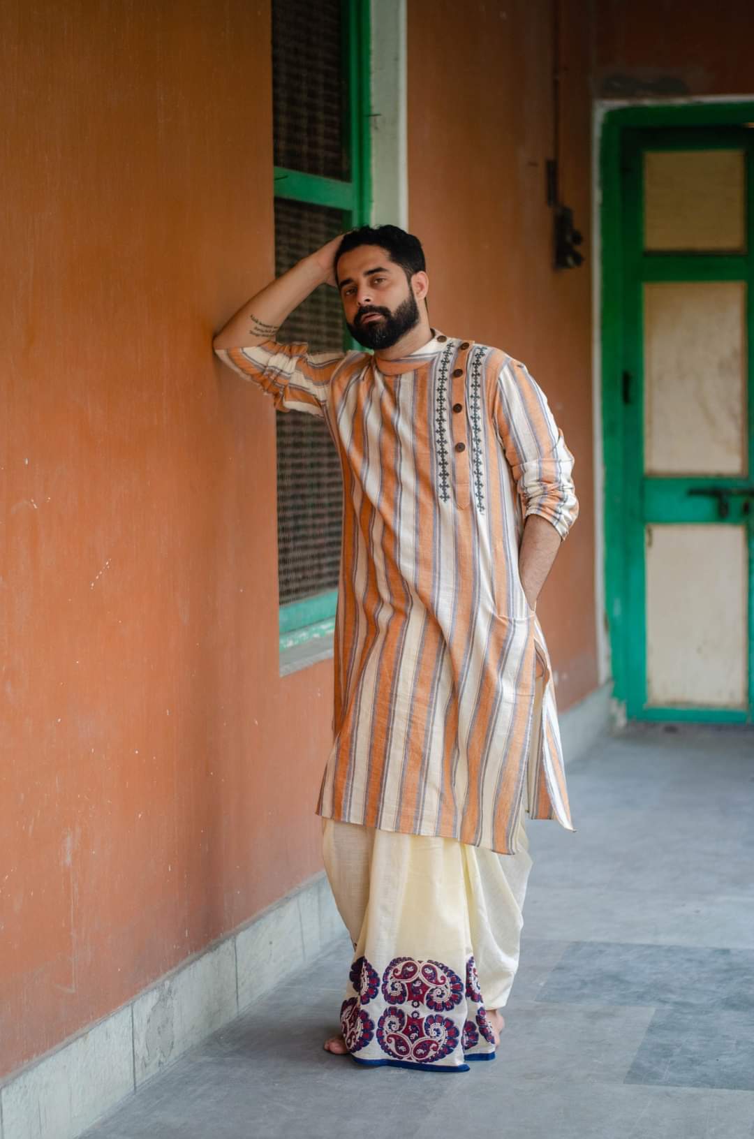 BABUMOSHAI - HANDLOOM KURTA